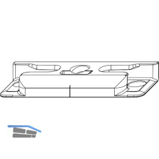 MACO Schlie�teil iS 12L Eurofalz 24 mm 13V silber (364952)