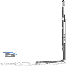 MACO MM Eckumlenkungen unten senkrecht verl�ngerbar f�r Rundbogenfenster