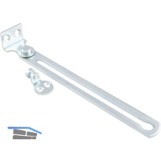 Oberlichtschere mit Laufstift u. Anschraubplatte o. Rast, Stahl verzinkt