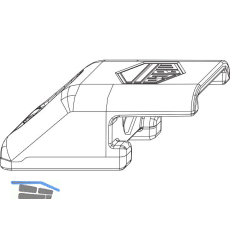 MACO Scherenlagerstiftsicherung MAMMUT f�r Scherenlager MAMMUT, wei� RAL 9016