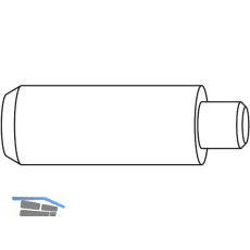 MACO St�tzd�bel f�r Ecklager DT160, 4 u. 12 mm Falzluft, ab 100 kg