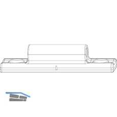 MACO Verbundbandrolle f�r Aluvorsatzschale H=16 mm Tricoat-Evo