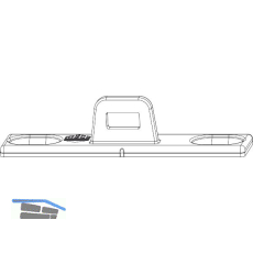 MACO Rahmenteil zu Verschluss f�r Aluvorsatzschale Tricoat-Evo
