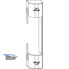 ROTO NX Abdeckkappe Axerlager T verstellbar Holz R01.3 titan