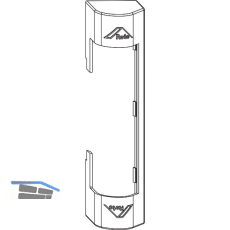 ROTO NX Abdeckkappe Axerlager T Standard Holz R06.2M tiefschwarz matt
