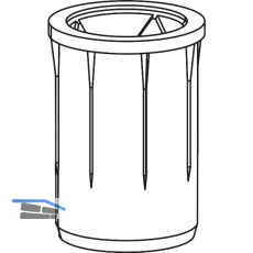 ROTO E-Tec Control NT/NX Einschlagh�lse f�r MVS/MTS Kontaktelemente silber