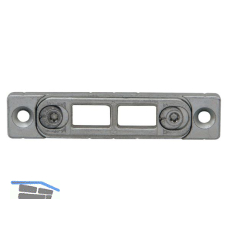 MACO Riegelschlie�teil Euronut 6/8/4, 2 Schlitze, 12L, silber (26610)