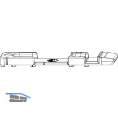 MACO Kippschlie�teil senkrecht Euronut 6/8/4, Falzluft 12 mm, universal (33932)
