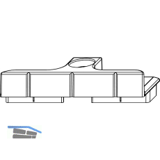 MACO Schlie�teil Euronut 6/8/4, Falzluft 12 mm, silber (34921)