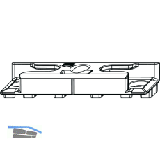 MACO Schlie�teil iS Euronut 6/8/4, Falzluft 12 mm, silber (96563)