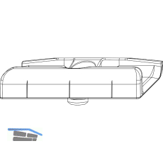 MACO Schlie�teil FL 12 glatt, Eurofalz 24mm,13V, Positionsz.,Schr�gv. (356961)