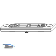 MACO Riegelschlie�teil, FL 12mm glatt, Eurofalz 24mm, 13V,Positionsz. (207368)