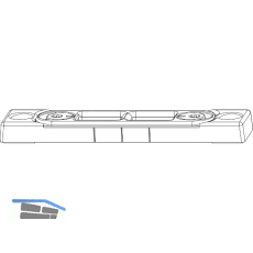 MACO Riegelschlie�teil Falzluft 12 mm glatt, Eurofalz 18 mm, 9V, Schr�gv.(26741)