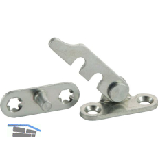 MACO Drehkipp-Begrenzer 1-fl�gelig, rechts, Stahl verzinkt silberf�rbig (10890)