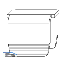 MACO Befestigungsklammer f�r Stulpfl�gelgetriebe Euronut (94035)