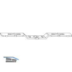 MACO Kipp- und Drehband AS/DTuni f�r Holz 80 kg L=159 mm silber (52468)