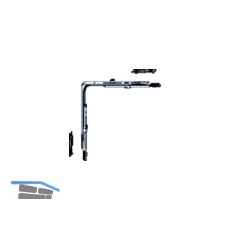 MACO MT Winkeltrieb A, 1iS-Zapfen, silber (52920)