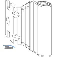 MACO Bandwinkel AS/PVC 12/20-13 mm, inkl. Abdeckkappe wei� (55009)