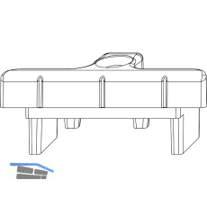 MACO Schlie�teil f. gegen�berliegende Beschlagsnut (34610)