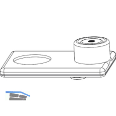MACO-TRONIC Adapter mit Kontaktgeber, glatt (57425)