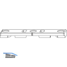 MACO Schlie�teil �ffnungsbegrenzung PVC, 12/20-13, TROCAL Innonova A5/M5, silber