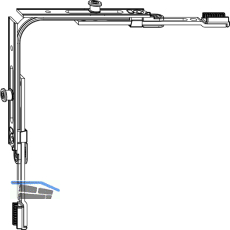MACO MM Eckumlenkung f�r Schr�gfenster 2 iS (214990)