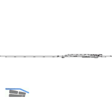 MACO MM Winkelbandschere f�r Rundbogenfenster Gr. 1250 9V 80 kg silber