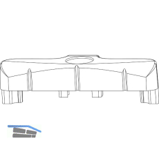 MACO Schlie�teil Standard PVC 12/20-13 ALUPLAST/DIMEX/SCH�CO silber (34741)