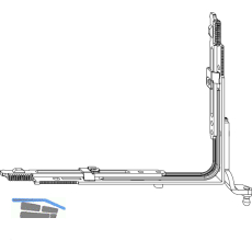 MACO MT Ecklagerband f�r Rundbogen TV, rechts, Versatz 13 mm, 60 kg (55353)