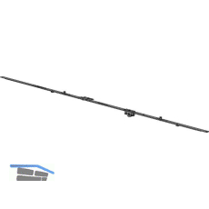 WINKHAUS Getriebe konstant GAK.1550-2.DFE, DM 15,5 mm, FFH 1300-1550 mm, silber