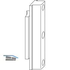 WINKHAUS Zwangsverriegelung ZV, Fl�gelteil zu Schlie�blech SB.SZV, FL 11-14 mm