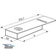 GU Timberstep Rahmen-Eckverbinder-Set unten IV88/90/92
