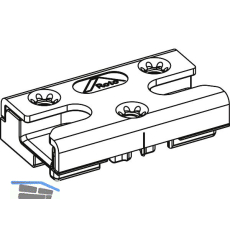 ROTO NT/NX Sicherheits-Schlie�st�ck PVC KBE/K�MMERLING/TROCAL 13V EK 8,2mm Stahl