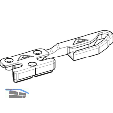 ROTO NX SH-Schlie�st�ck TiltSafe PVC 13V KBE/K�MMERLING/TROCAL silber rechts