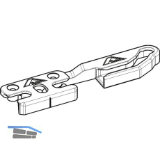 ROTO NX SH-Schlie�st�ck TiltSafe Holz Eurofalz 30 mm 13V silber links