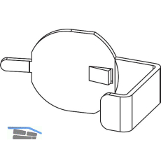 ROTO NT/NX Anbohrschutz f�r Getriebe Dornma� 8/15 mm Stahl verzinkt