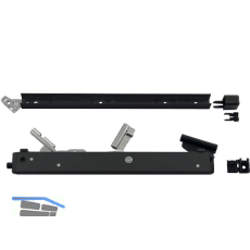 HAUTAU FL190 �ffnerschere ohne Fl�gelbock, Alu schwarz RAL 9005