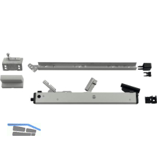 HAUTAU FL190 �ffnerschere mit Universal-Fl�gelbock, Alu silber eloxiert