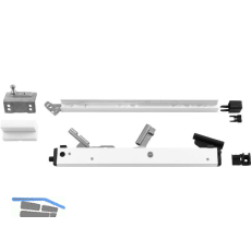 HAUTAU FL190 �ffnerschere mit Universal-Fl�gelbock, Alu wei� RAL 9016