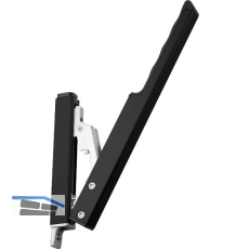 HAUTAU FL190 Handhebel, Hub 58 mm, Alu schwarz RAL 9005