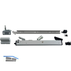 HAUTAU FL190 �ffnerschere mit Aufschraub-Fl�gelbock Euronut, Alu silber eloxiert