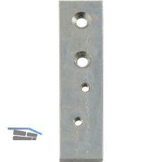 HAUTAU FL190 D�belplatte f�r Stangenf�hrung Nr. 1, Stahl verzinkt