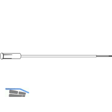 ROTO E-Tec Control Magnetischer Thermostat Sensor rund Kabel 6 m wei�