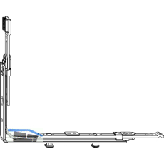 MACO MM Eckumlenkung variabel 1 iS waagrecht verl�ngerbar Tricoat-Evo (232857)