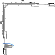 MACO-TRONIC MM Eckumlenkung 1 i.S.-Zapfen 1 Kontaktgeber Tricoat-Evo (232865)