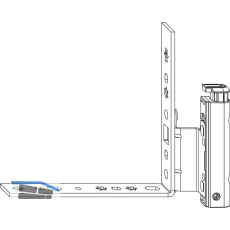 MACO Falzecklagerband DT130 mit �V 12/18-13 mm Tricoat-Evo rechts (232965)