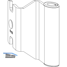 MACO Bandwinkel DTuni 4/18-13 u. 12/18-13 mm 160 kg Tricoat-Evo (233344)
