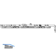 MACO Dreh-/Kippbandstulp fix POWER FFB 255-1400 150kg Tricoat-Evo (236305)
