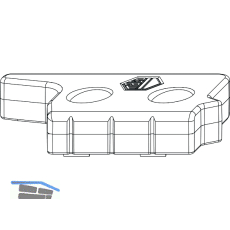MACO MM Hebeteil Falzluft 12 mm Eurofalz 24 mm 13V Tricoat-Evo links (372371)
