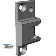 WINKHAUS Adapterplatte AP.H.IF.24-13.RS rechts silber